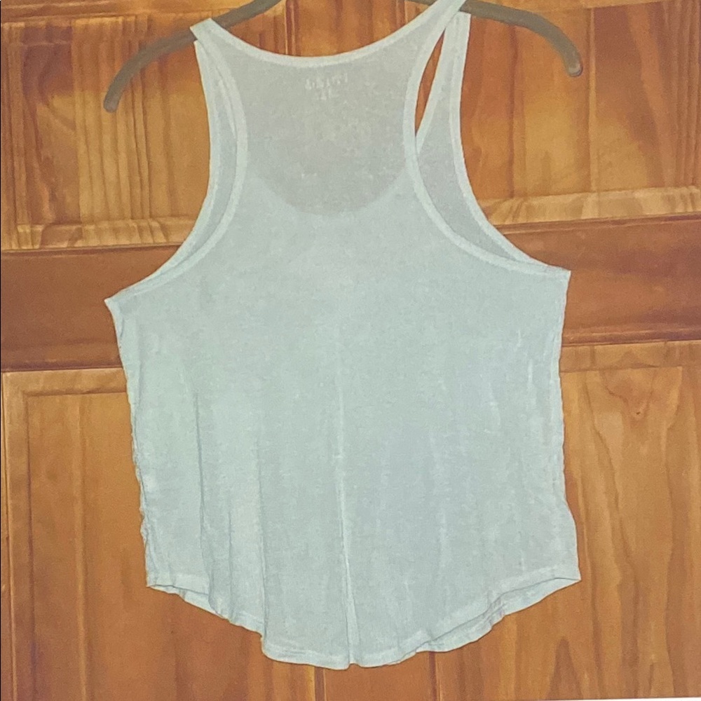 Mudd Pale Blue Racerback Tank Top - Picture 2 of 2